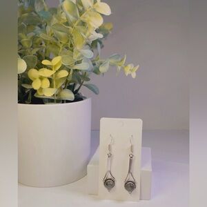 925 Sterling silver plated women's earrings